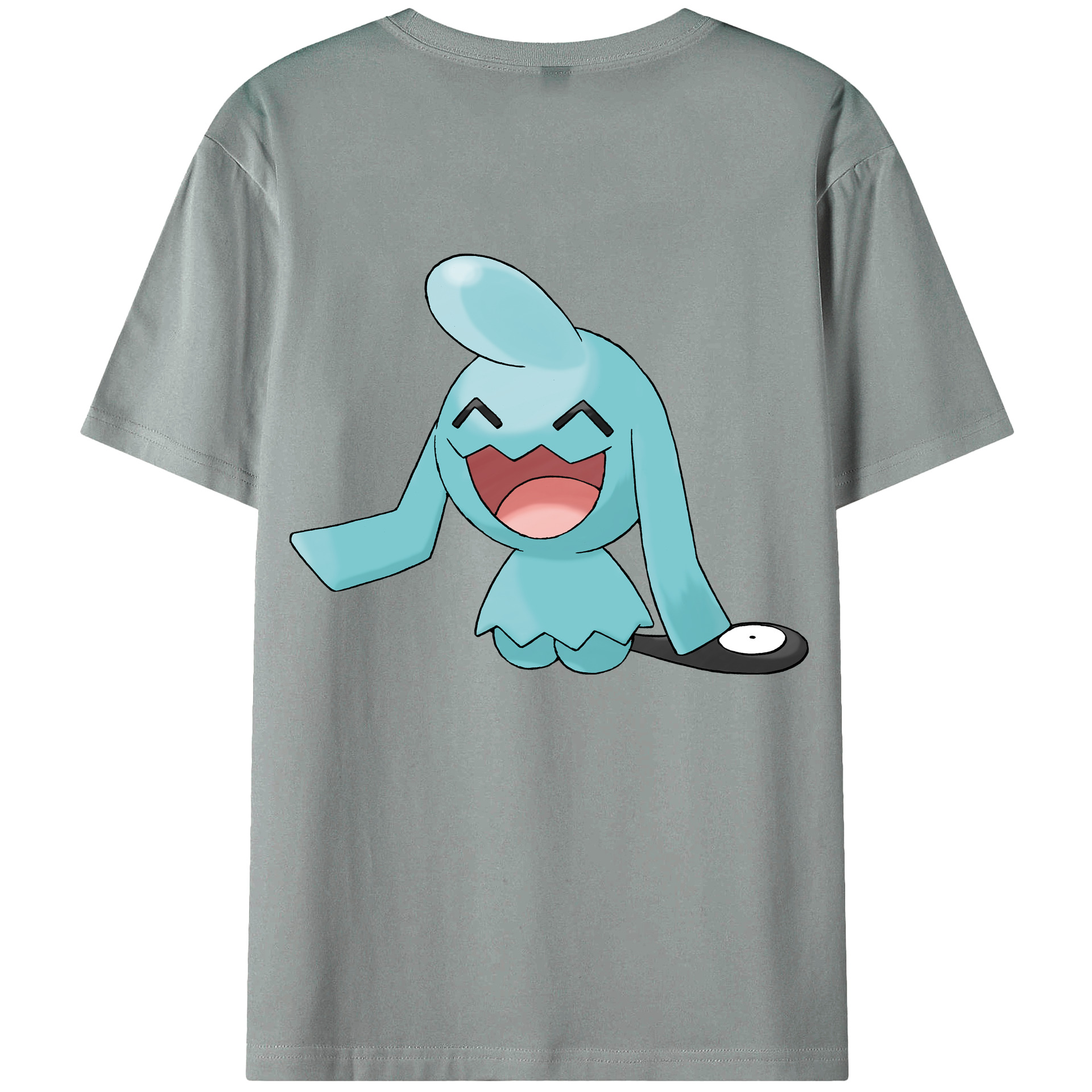 （画像用） ポケットモンスター Pokémon 綿100％ メンズ半袖Tシャツ（バックプリント） 通気性